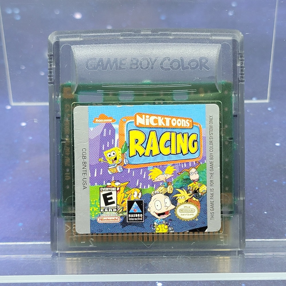 Nicktoons Racing Nintendo Game Boy Color GBC Cartridge CGB-BNTE-USA SpongeBob